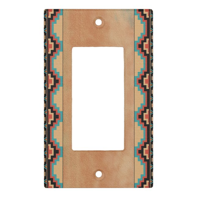 New Mexico, Southwestern Style Light Switch Cover (Front)