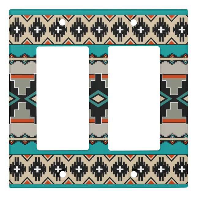 New Mexico, Southwestern Style Light Switch Cover (Front)