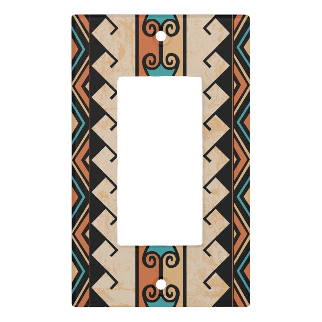 New Mexico, Southwestern Style Light Switch Cover (Front)