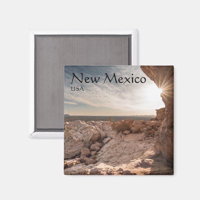 New Mexico Souvenir  Magnet (Front/Back)