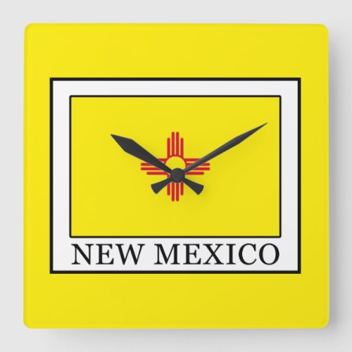 New Mexico Square Wall Clock