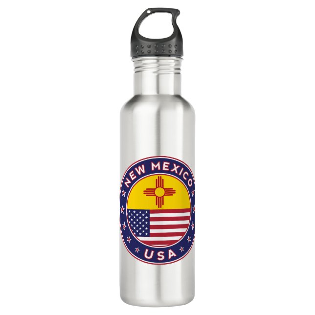 New Mexico Stainless Steel Water Bottle (Front)