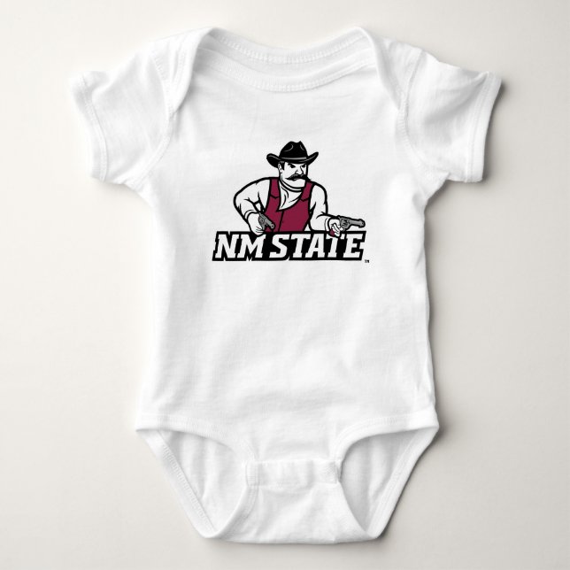 New Mexico State Aggies Baby Bodysuit (Front)