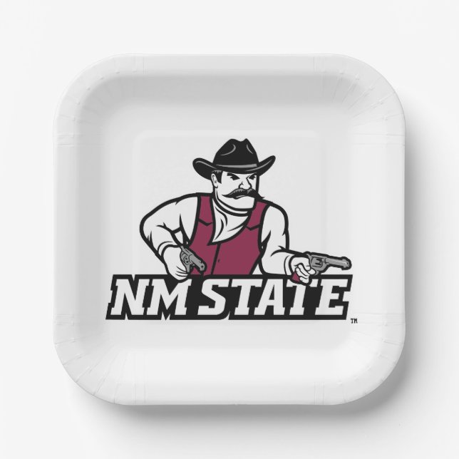 New Mexico State Aggies Paper Plates (Front)