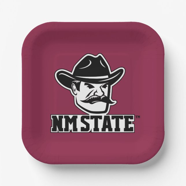 New Mexico State Aggies Paper Plates (Front)