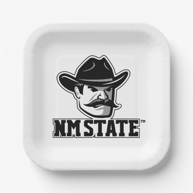 New Mexico State Aggies Paper Plates (Front)