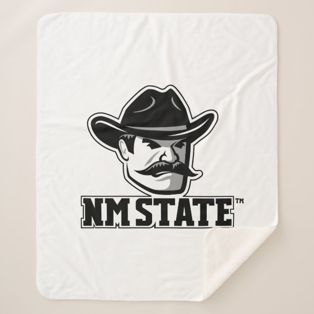 New Mexico State Aggies Sherpa Blanket (Front)
