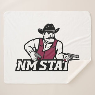 New Mexico State Aggies Sherpa Blanket
