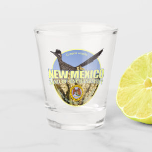 New Mexico State Bird & Flower Shot Glass