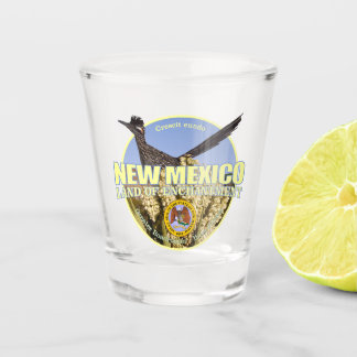 New Mexico State Bird & Flower Shot Glass