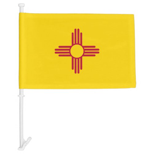 New Mexico State Car Flag
