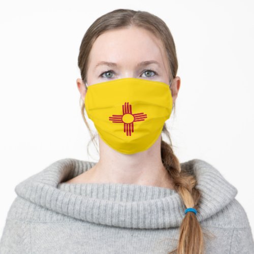 New Mexico State Flag Adult Cloth Face Mask