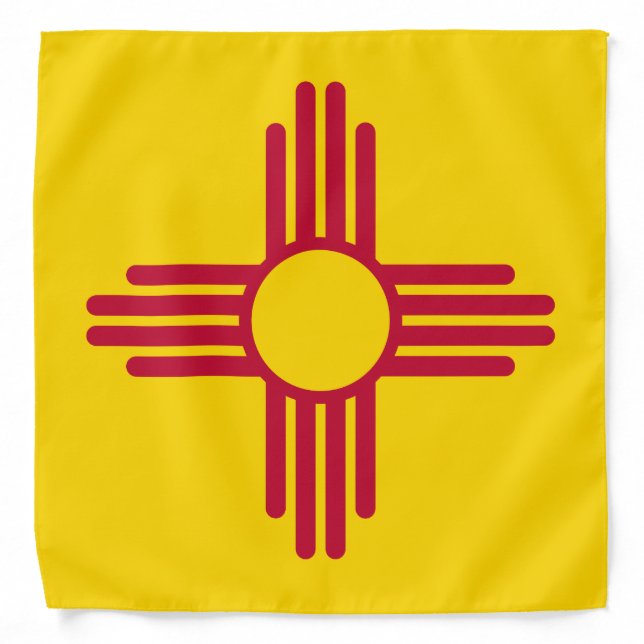 New Mexico State Flag Bandana (Front)