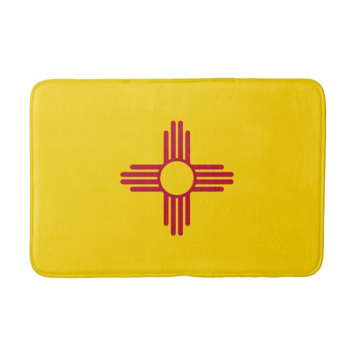 New Mexico State Flag Bath Mat