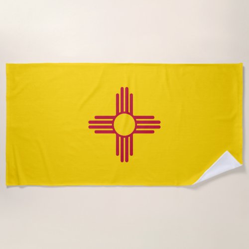 New Mexico State Flag Beach Towel