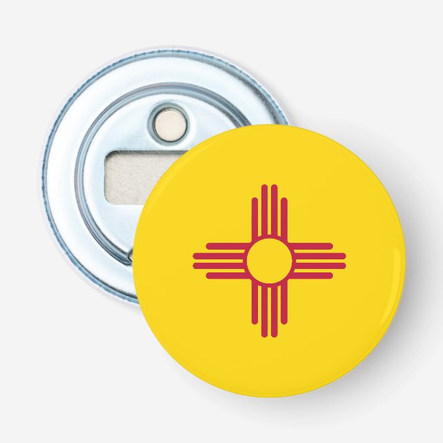 New Mexico State Flag Bottle Opener (Front)