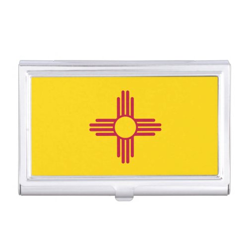 New Mexico State Flag Business Card Case