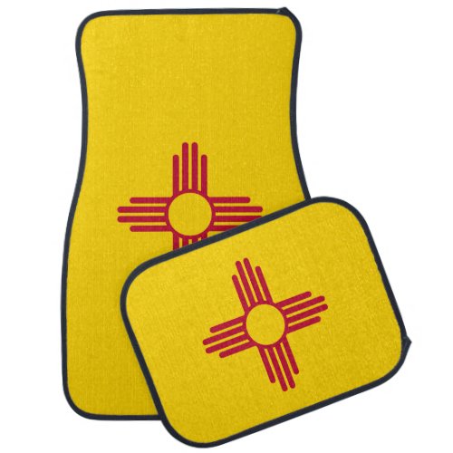 New Mexico State Flag Car Floor Mat