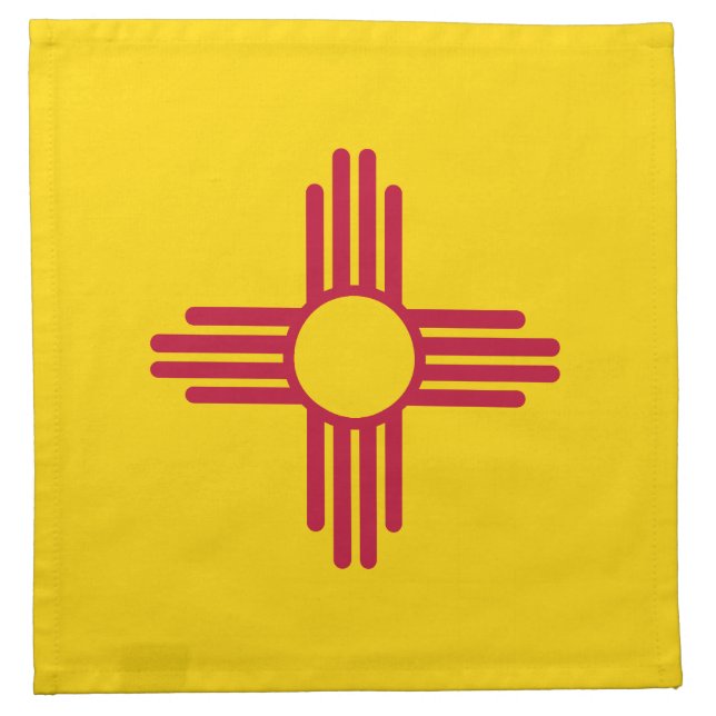 New Mexico State Flag Cloth Napkin (Front)