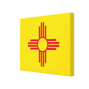 New Mexico State Flag Design Canvas Print