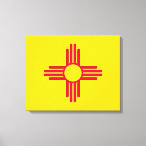 New Mexico State Flag Design Canvas Print