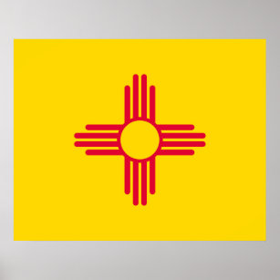 New Mexico State Flag Design Decor