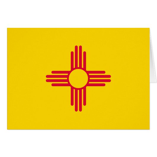 New Mexico State Flag Design Decor (Front Horizontal)