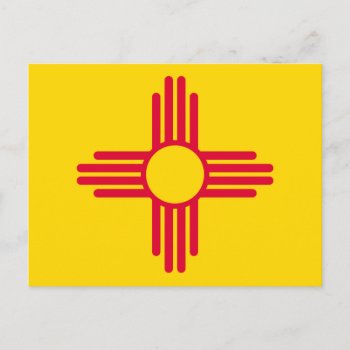 New Mexico State Flag Design Decor Postcard by AmericanStyle at Zazzle