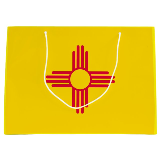 New Mexico State Flag Design Large Gift Bag (Front)