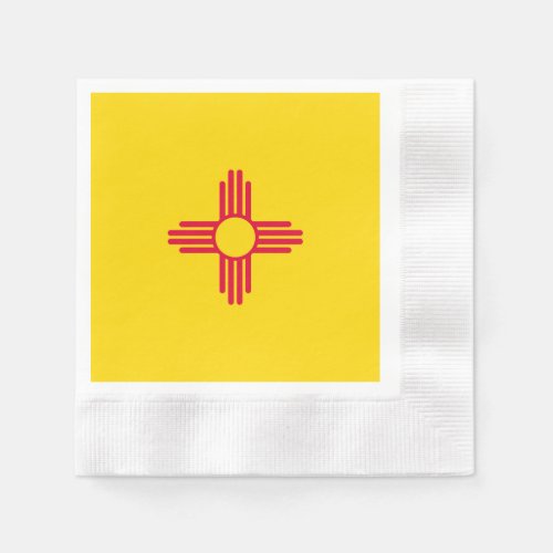 New Mexico State Flag Design Paper Napkins