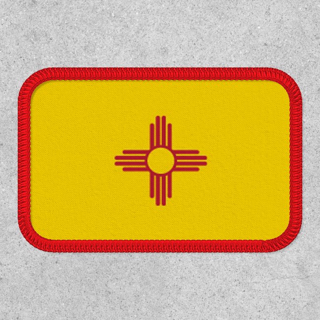 New Mexico State Flag Design Patch