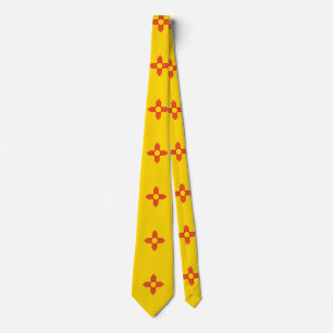 New Mexico State Flag Design Tie