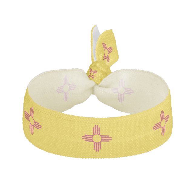 New Mexico State Flag Elastic Hair Tie (Front)