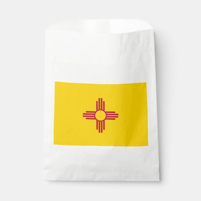 New Mexico State Flag Favor Bag (Front)