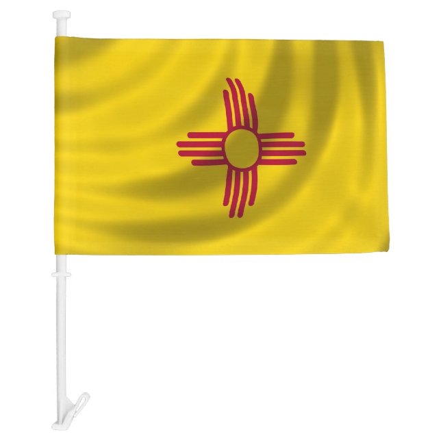 New Mexico State Flag for image Car Flag (Front)