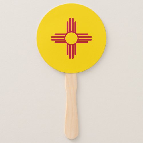 New Mexico State Flag Hand Fan