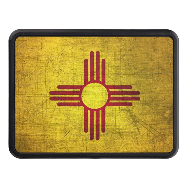 New Mexico State Flag Hitch Cover (Front)