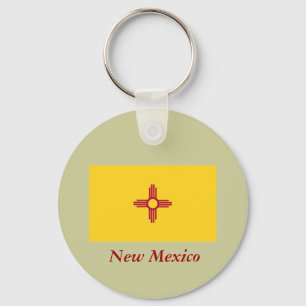 New Mexico State Flag Keychain