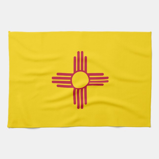 New Mexico State Flag Kitchen Towel (Horizontal)