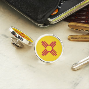 NEW MEXICO STATE FLAG LAPEL PIN