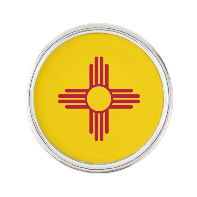 New Mexico State Flag Lapel Pin (Front)