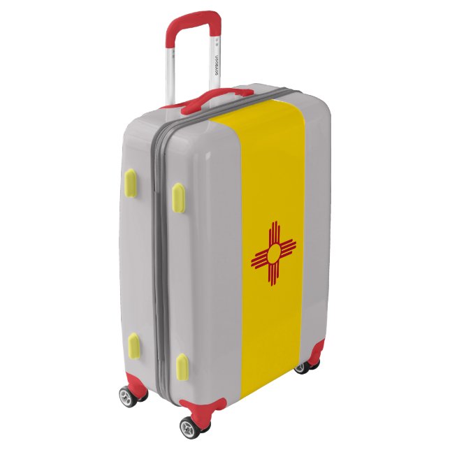 New Mexico State Flag Luggage (Rotated Left)