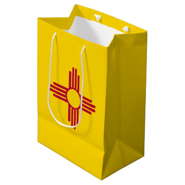 New Mexico State Flag Medium Gift Bag (Front Angled)