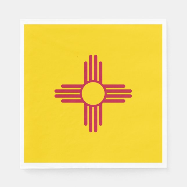 New Mexico State Flag Napkins (Front)
