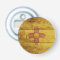 New Mexico State Flag on Old Wood Grain
