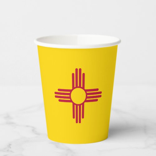 New Mexico State Flag Paper Cups