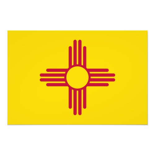New Mexico State Flag Photo Print