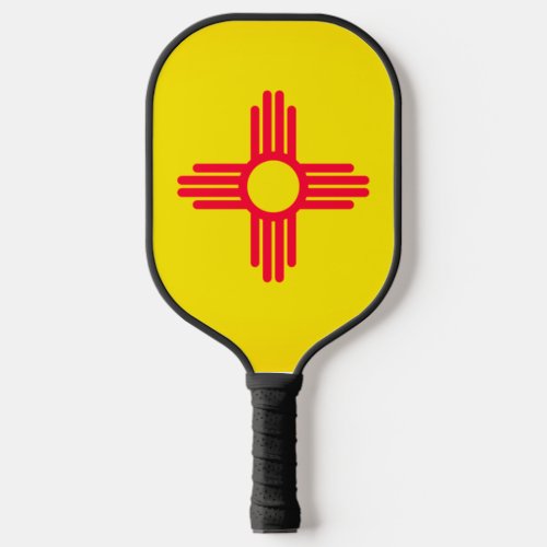 New Mexico State Flag Pickleball Paddle