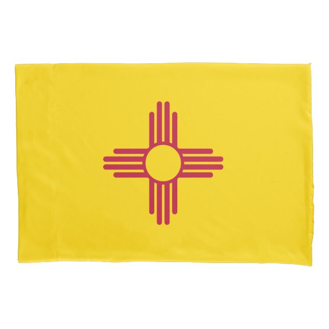 New Mexico State Flag Pillow Case (Front)