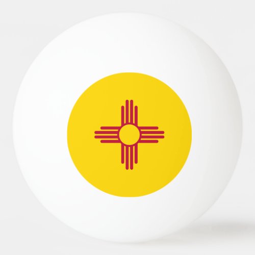 New Mexico State Flag Ping Pong Ball
